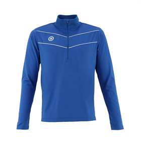 Image of Baroda men chevron half zip sweater